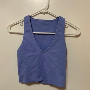 Athleta Aurora Rib Crop Tank